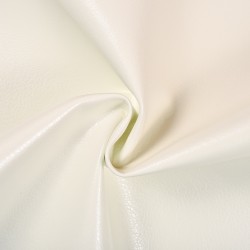 Ткань Дерматин (Кожзам) для мебели, цвет Белый (на отрез)  в Армавире