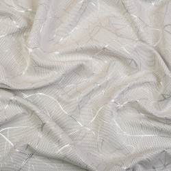 *Ткань Блэкаут для штор светозатемняющая 75% &quot;Ледовое тиснение цвет Светло-Серый&quot; (на отрез)  в Армавире