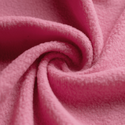 Флис Односторонний 130 гр/м2, цвет Розовый (на отрез)  в Армавире