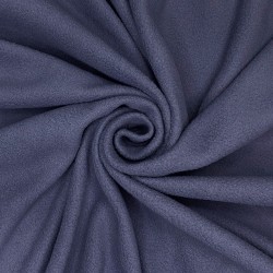 Ткань Флис Односторонний 130 гр/м2, цвет Темно-серый (на отрез)  в Армавире