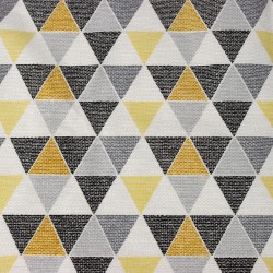 Интерьерная ткань Дак (DUCK), принт &quot;Малые Треугольники&quot; (на отрез)  в Армавире