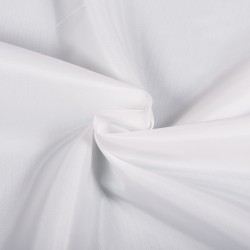 Ткань подкладочная Таффета 190Т, цвет Белый (на отрез)  в Армавире