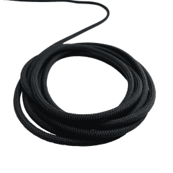 Шнур (Резинка) шляпный 7мм, цвет Чёрный (на отрез)  в Армавире