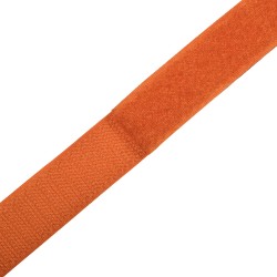 Контактная лента 25мм цвет Оранжевый (велькро-липучка, на отрез)  в Армавире