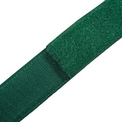 Контактная лента 40мм (38мм) цвет Зелёный (велькро-липучка, на отрез)  в Армавире