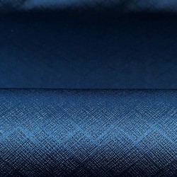 Ткань Блэкаут для штор светозатемняющая 100% &quot;Орнамент Синий&quot; (на отрез)  в Армавире